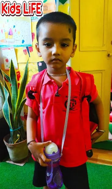 Child with medal