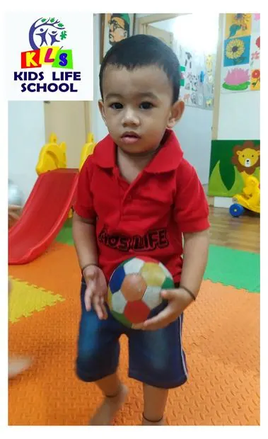 Child in school uniform